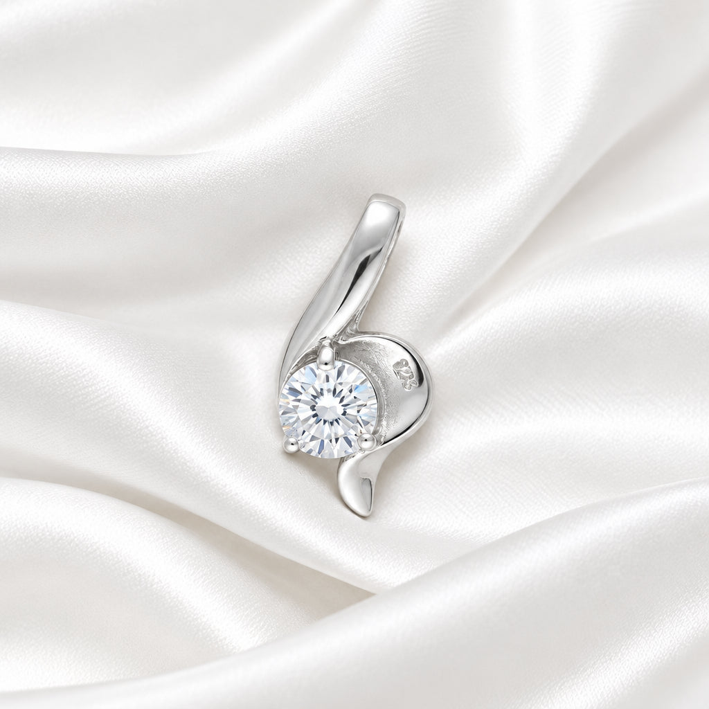 CZ Pendant Sterling Silver