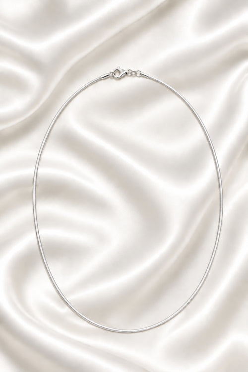 925 Snake Chain 025 , Sterling Silver  1 mm,  Premium Grade